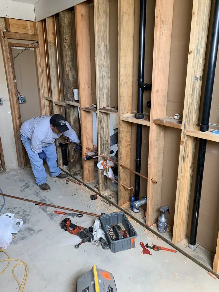 Commercial rough-in plumbing for Gas Line Repair in Heritage Glen